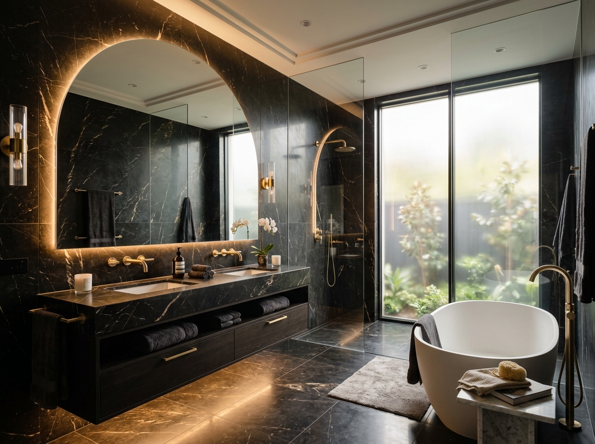 Five-Star Spa Master Bathroom in Patna
